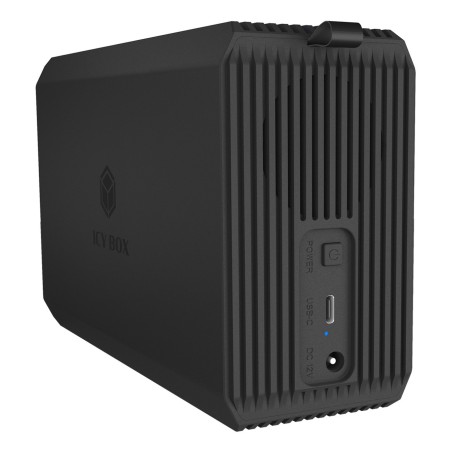 ICY BOX IB-RD3720-CU3 - High-Performance Dual Bay RAID Enclosure for Fast Data Storage & Backup